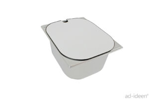 Praktischer Wasserkanister mit Deckel für mobile Wasserversorgung, ideal für Camping und den Ausbau von Bullis oder Transportern. Perfekt für Frischwasser und Grauwasser, geeignet für verschiedene Anwendungen wie Marktstände oder Outdoor-Aktivitäten.