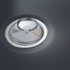 Detailaufnahme eines Waschbeckens mit Edelstahlabdeckung und einem weißen Ablassstopfen, ideal für mobile Wasserversorgung im Campingbereich und Fahrzeugausbau. Perfekt für die Installation in Bullis oder Transportern, um frisches Wasser und Abwasser effizient zu handhaben.