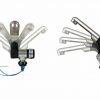 Moderne Wasserarmatur für mobile Wasserversorgung, ideal für Camping und Fahrzeugausbau, mit mehreren Ausläufen für flexiblen Einsatz, geeignet für Frisch- und Grauwasseranwendungen.