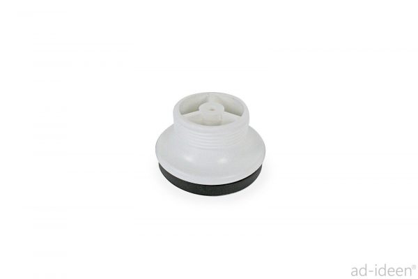 Kompakte Wasseranschlussdichtung für mobile Wasserversorgung im Campingbedarf, ideal für den Einsatz in Bullis und Transportern. Perfekt geeignet für Frisch- und Grauwasserkanister sowie Pumpensysteme.