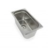 Edelstahl-Waschbecken für mobile Wasserversorgung, ideal für Camping und Fahrzeugausbau, geeignet für Frisch- und Abwasseranwendungen, robust und langlebig.