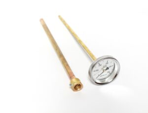 Thermometer mit Messfühler zur Temperaturüberwachung in mobilen Wasserversorgungssystemen, ideal für Camping und Marktstände von ad ideen.